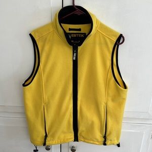 Yellow Fleece EBTEK Vest